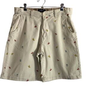 R. Society Men’s Beige Cotton Surfer Shorts Size 34